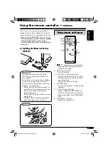 Preview for 23 page of JVC CD Receiver KD-G417 Instructions Manual