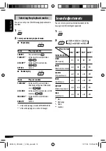 Предварительный просмотр 14 страницы JVC CD Receiver KD-G631 Instructions Manual