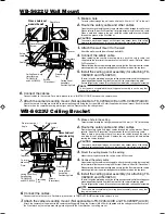 Предварительный просмотр 3 страницы JVC Ceiling Bracket WB-S623U Instructions