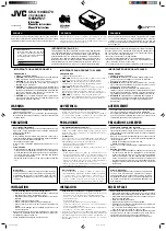 JVC CH-X1000 Instructions Manual preview