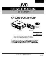 JVC CH-X1100 J Service Manual preview