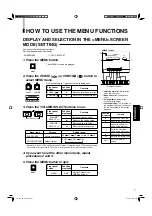 Предварительный просмотр 7 страницы JVC Colour Video Monitor TM-A140E Instructions Manual