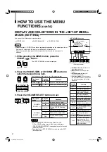 Предварительный просмотр 8 страницы JVC Colour Video Monitor TM-A140E Instructions Manual