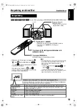 Предварительный просмотр 19 страницы JVC Compact Component System CA-EXAK1 (Swedish) Instructions Manual