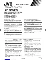 Предварительный просмотр 33 страницы JVC Compact Component System CA-MXG500R Instruction Manual