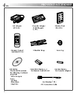 Предварительный просмотр 4 страницы JVC COMPACT GR-SXM735 Instructions Manual