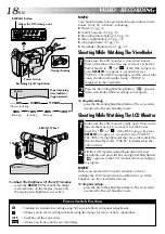 Предварительный просмотр 18 страницы JVC COMPACT GR-SXM735 Instructions Manual