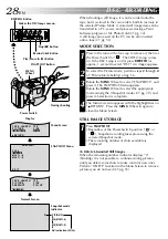 Предварительный просмотр 28 страницы JVC COMPACT GR-SXM735 Instructions Manual