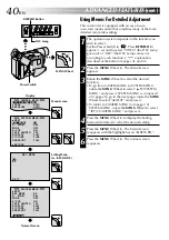 Предварительный просмотр 40 страницы JVC COMPACT GR-SXM735 Instructions Manual