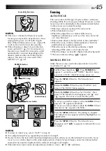 Предварительный просмотр 45 страницы JVC COMPACT GR-SXM735 Instructions Manual