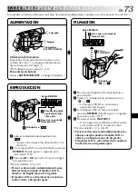 Предварительный просмотр 73 страницы JVC COMPACT GR-SXM735 Instructions Manual