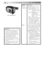 Предварительный просмотр 15 страницы JVC Compact VHS Owner'S Manual