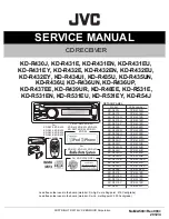 JVC CP-R430JD Service Manual предпросмотр