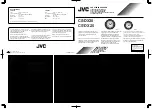 Предварительный просмотр 1 страницы JVC CS-DX25 Instructions