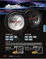 JVC CS-G1210 Specification Sheet preview