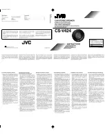 Preview for 1 page of JVC CS-V424 Instructions