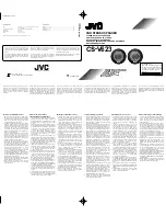 Preview for 1 page of JVC CS-V623 Instructions