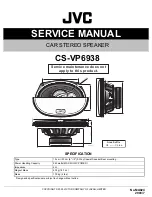 Предварительный просмотр 1 страницы JVC CS-VP6938 Service Manual