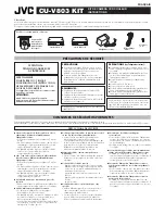 Предварительный просмотр 5 страницы JVC CU-V803 Instructions Manual