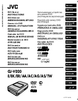 Preview for 1 page of JVC CU-VD20AA Instructions Manual