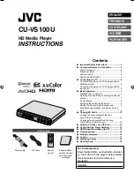 Preview for 1 page of JVC CU-VS100U Instructions Manual