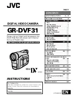 JVC CYBERCAM GR-DVF31 Instructions Manual preview