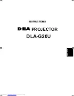 Preview for 2 page of JVC D-ILA DLA-G20U Instructions Manual