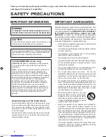 Preview for 3 page of JVC D-ILA DLA-G20U Instructions Manual