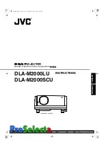 JVC D-ILA DLA-M2000SCU Instructions Manual preview