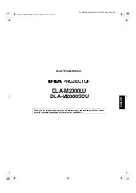 Preview for 2 page of JVC D-ILA DLA-M2000SCU Instructions Manual