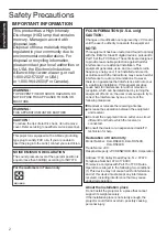 Preview for 2 page of JVC D-ILA DLA-RS440U Instructions Manual