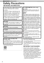 Preview for 2 page of JVC D-ILA DLA-RS4800 Instructions Manual