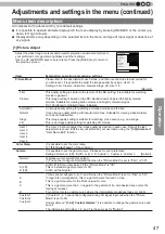 Preview for 47 page of JVC D-ILA DLA-RS4800 Instructions Manual