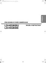 Предварительный просмотр 37 страницы JVC D-ILA LD-HD2KBE Instructions Manual