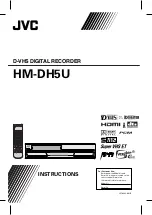 Предварительный просмотр 1 страницы JVC D-VHS Instructions Manual