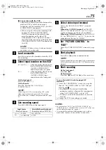 Предварительный просмотр 75 страницы JVC D-VHS Instructions Manual