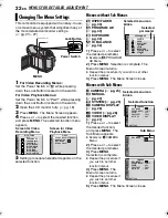 Preview for 22 page of JVC D250US - Camcorder - 680 KP Instructions Manual