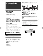 Предварительный просмотр 8 страницы JVC D402B - AV Receiver Instructions Manual