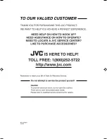 Предварительный просмотр 51 страницы JVC D402B - AV Receiver Instructions Manual