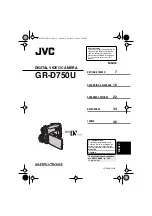 Предварительный просмотр 1 страницы JVC D750 - GR Camcorder - 680 KP Instructions Manual