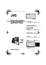 JVC D775U - GRD775 - MiniDV Digital Camcorder Instructions Manual preview