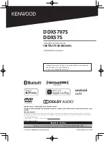 JVC DDX5707S Instruction Manual предпросмотр