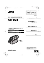 Предварительный просмотр 1 страницы JVC Digital Video Camera GR-D24 Instructions Manual