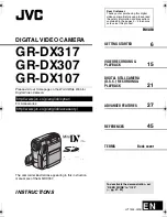 JVC Digital Video Camera GR-DX78 Instructions Manual preview