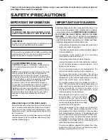 Preview for 3 page of JVC DLA-C15U Instructions Manual