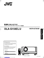 Предварительный просмотр 1 страницы JVC DLA-G150 Instructions Manual