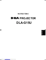 Предварительный просмотр 2 страницы JVC DLA-G15U - D-ila Projector, 1500 Ansi Lumens Instructions Manual