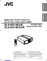 JVC DLA-HD10E Instructions Manual preview