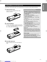 Preview for 17 page of JVC DLA-HD10E Instructions Manual