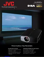 JVC DLA-HD250PRO - D-ila Home Theater Projector Specifications preview